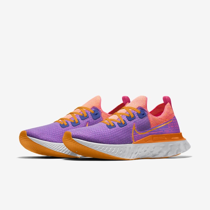 Nike React Infinity ラン フライニット レディース ランニングシューズ 紫 | DO3511-805