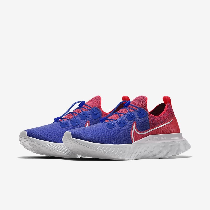 Nike React Infinity ラン フライニット レディース ランニングシューズ 青 | WJ7469-674