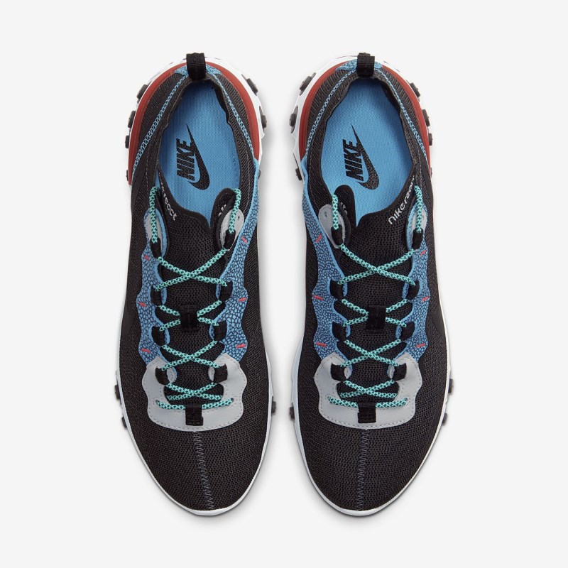 Nike React エレメント 55 SE メンズ スニーカー 暗グレー | VZ8559-386