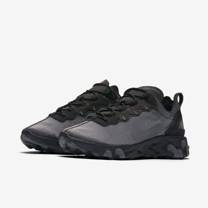 Nike React エレメント 55 SE メンズ スニーカー 黒 | SI3868-713