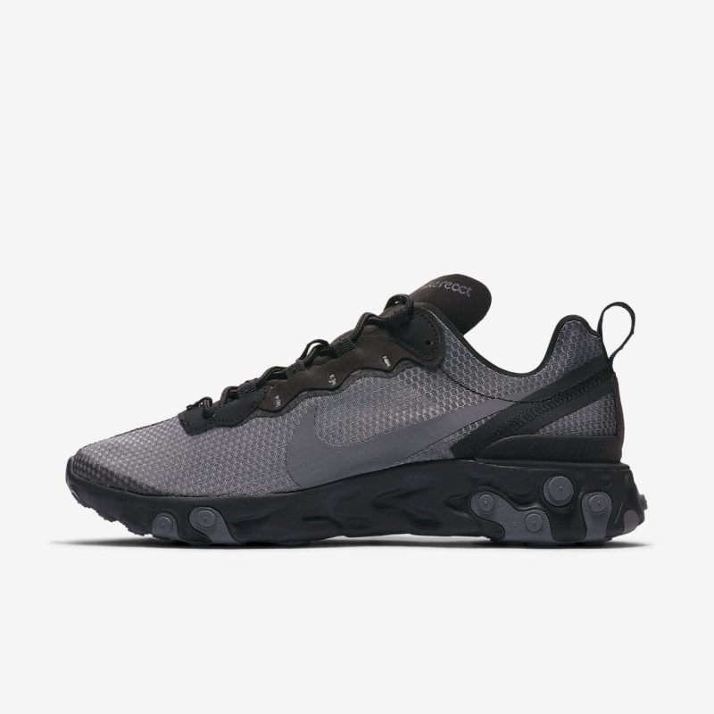 Nike React エレメント 55 SE メンズ スニーカー 黒 | SI3868-713