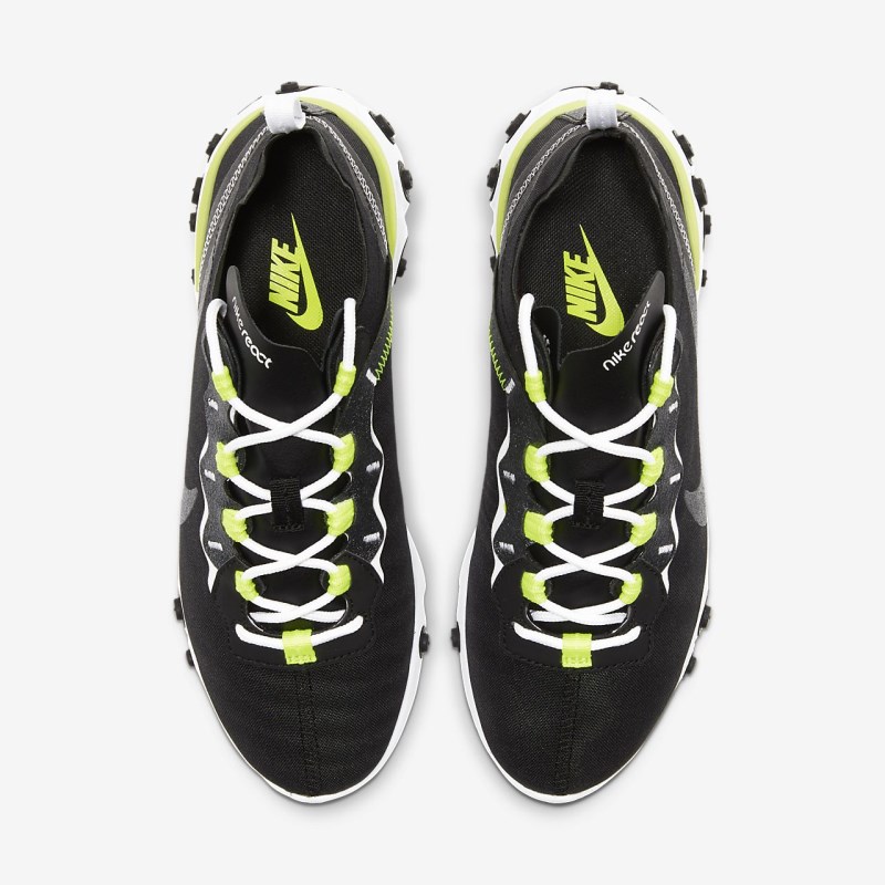 Nike React エレメント 55 SE レディース スニーカー 黒 | QN4754-592