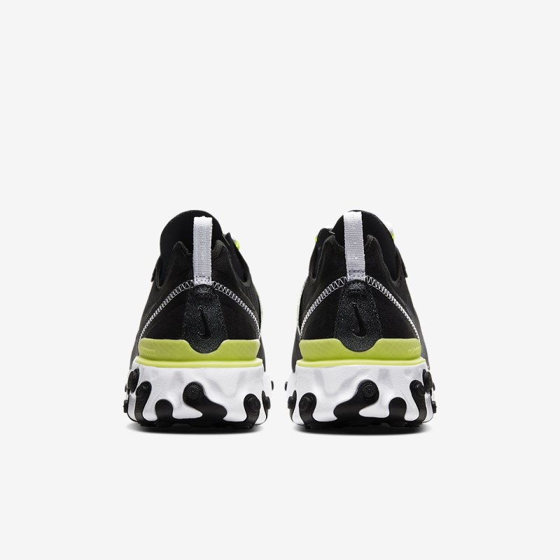 Nike React エレメント 55 SE レディース スニーカー 黒 | QN4754-592