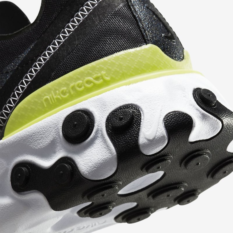 Nike React エレメント 55 SE レディース スニーカー 黒 | QN4754-592