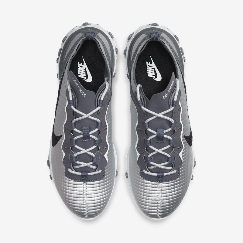 Nike React エレメント 55 プレミアム メンズ スニーカー シルバー | LE9396-790