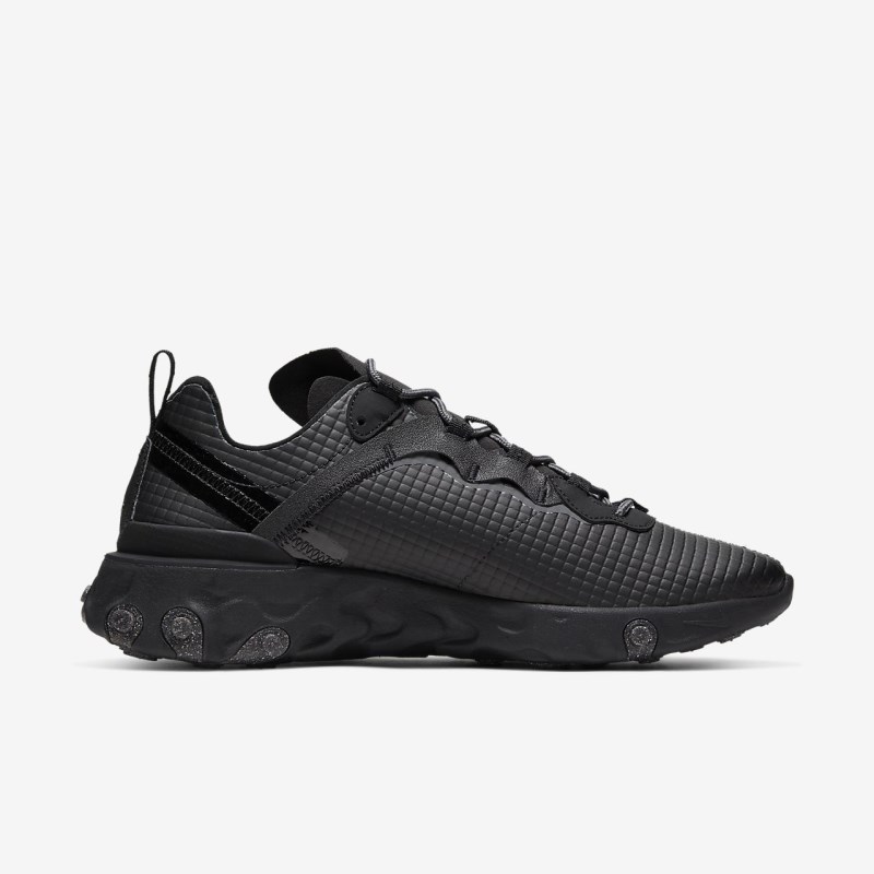 Nike React エレメント 55 プレミアム メンズ スニーカー 黒 | PW2701-549