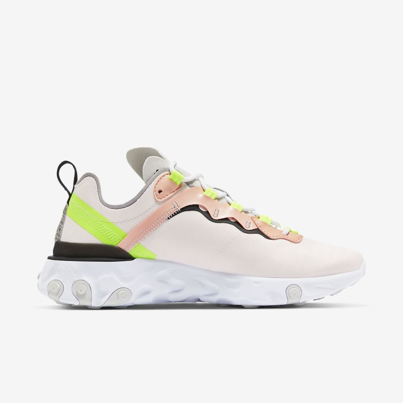 Nike React エレメント 55 プレミアム レディース スニーカー ライトピンク | OE8178-418