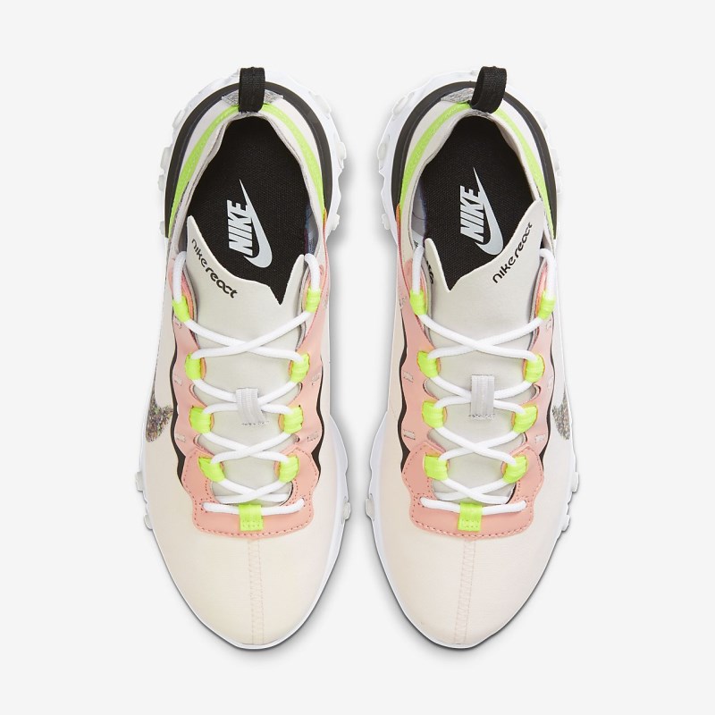 Nike React エレメント 55 プレミアム レディース スニーカー ライトピンク | OE8178-418