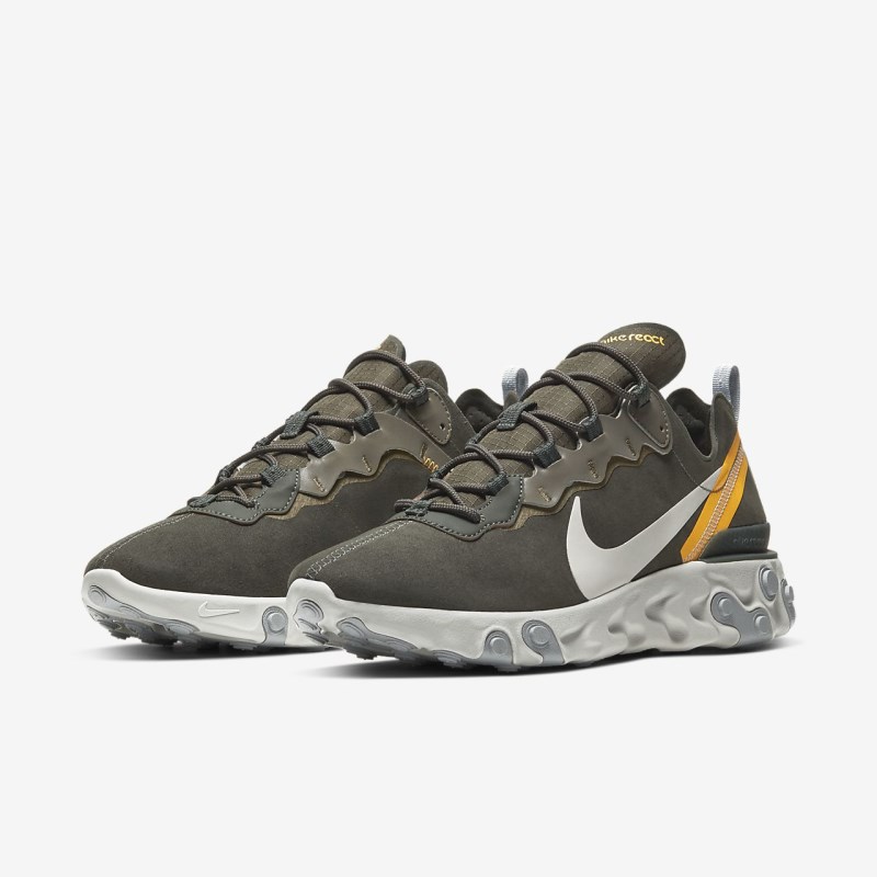 Nike React エレメント 55 メンズ スニーカー ゴールド | QN0495-060