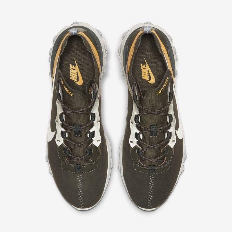 Nike React エレメント 55 メンズ スニーカー ゴールド | QN0495-060