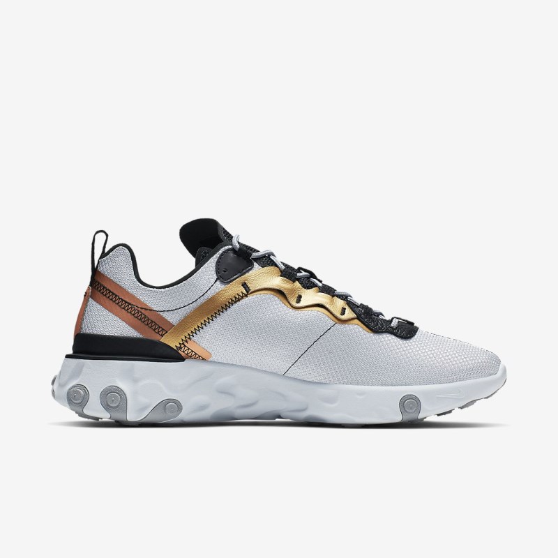 Nike React エレメント 55 メンズ スニーカー 白 | FB7455-914