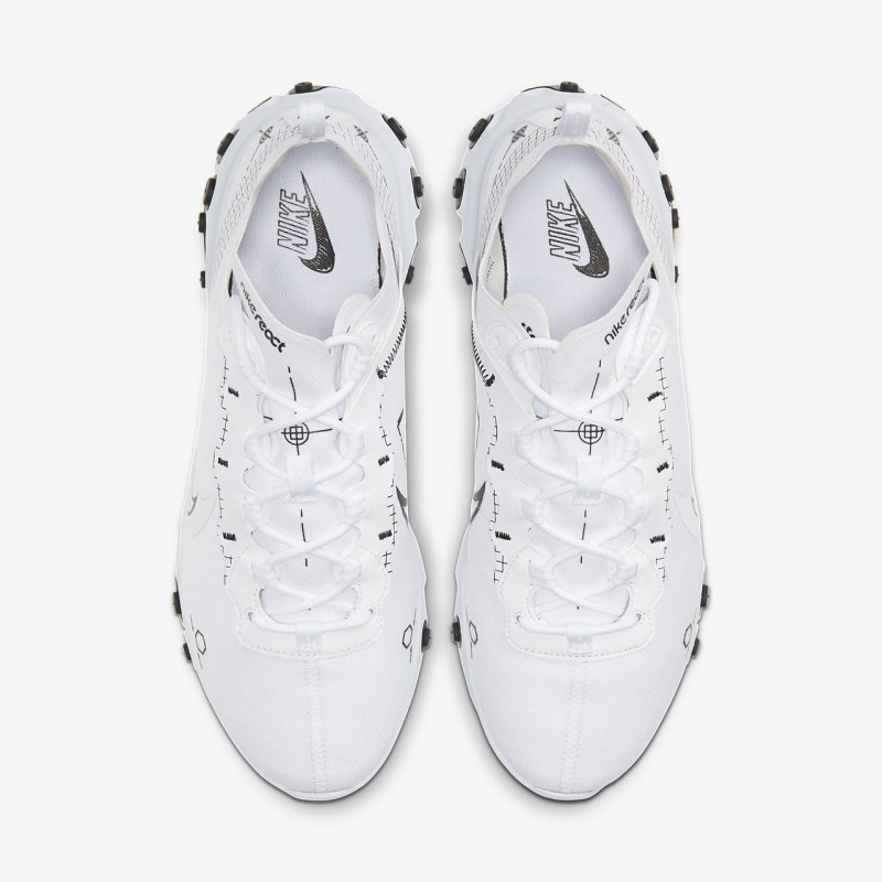 Nike React エレメント 55 メンズ スニーカー 白 | QQ9511-305