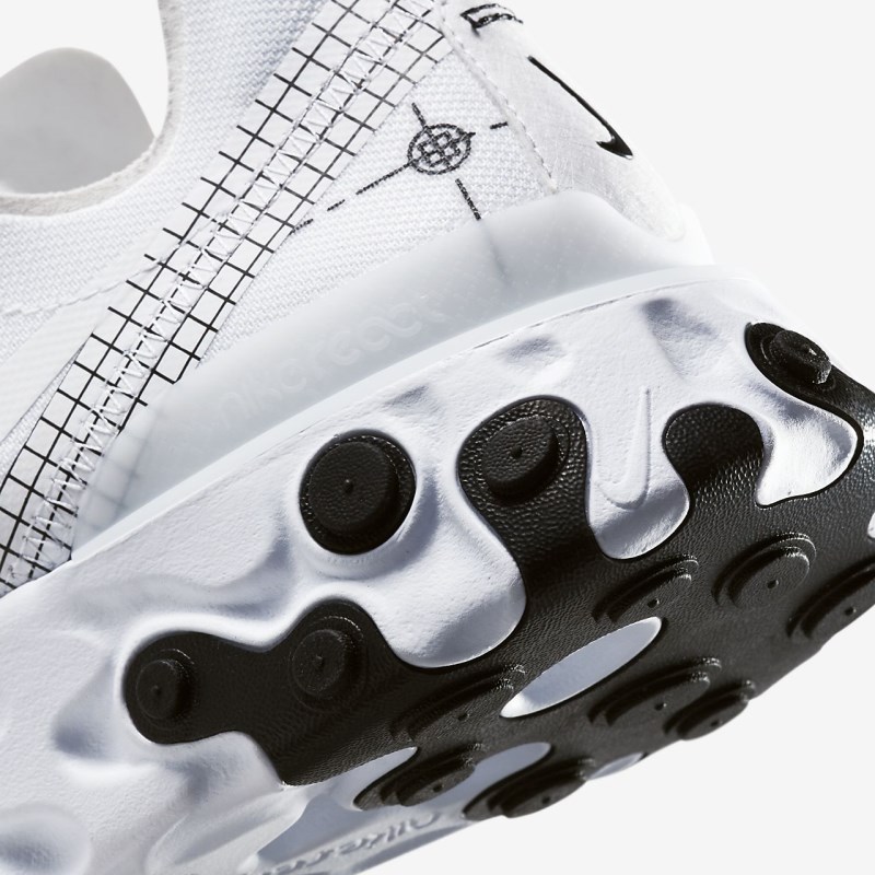 Nike React エレメント 55 メンズ スニーカー 白 | QQ9511-305