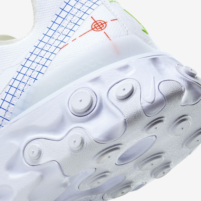 Nike React エレメント 55 メンズ スニーカー 白 | UG9901-458