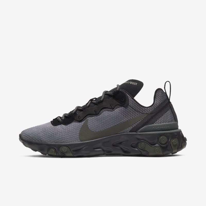 Nike React エレメント 55 メンズ スニーカー 黒 | CW8641-687