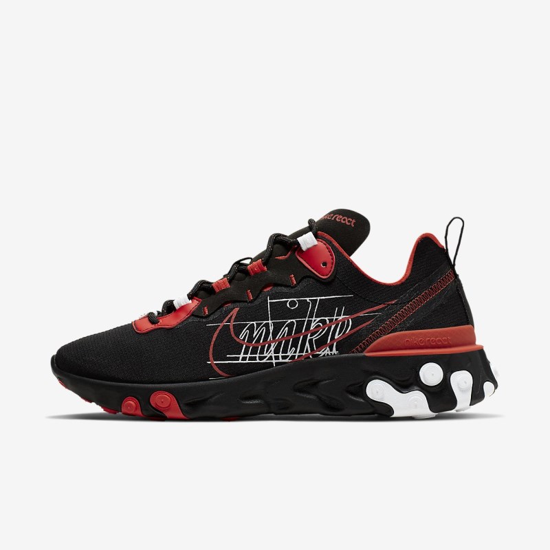 Nike React エレメント 55 メンズ スニーカー 黒 | EZ6922-477