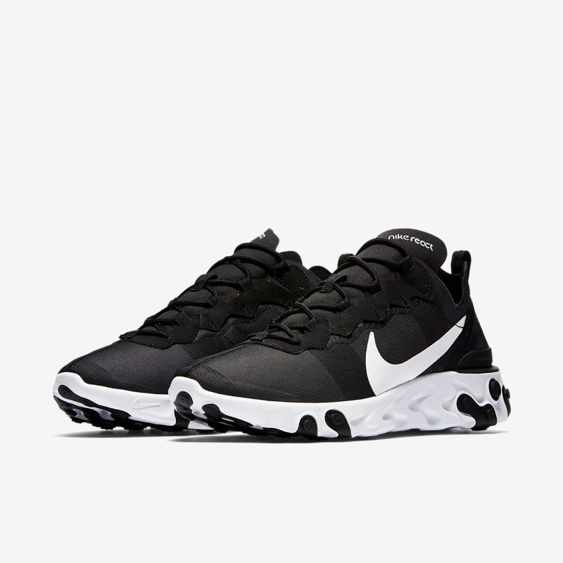 Nike React エレメント 55 メンズ スニーカー 黒 | QR4529-939