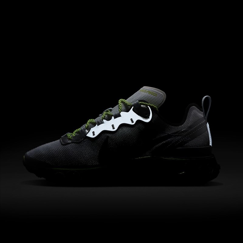 Nike React エレメント 55 レディース スニーカー グレー | XE9183-346