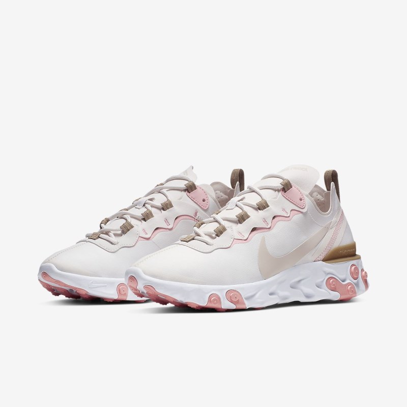 Nike React エレメント 55 レディース スニーカー ベージュ | YM3157-404