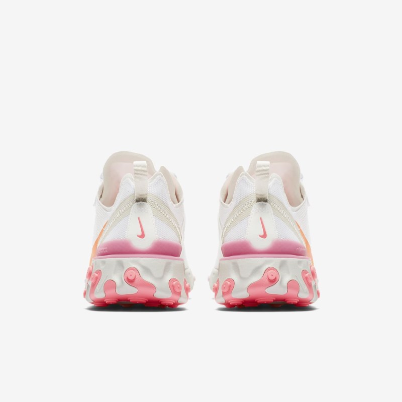 Nike React エレメント 55 レディース スニーカー 白 | KB7330-804