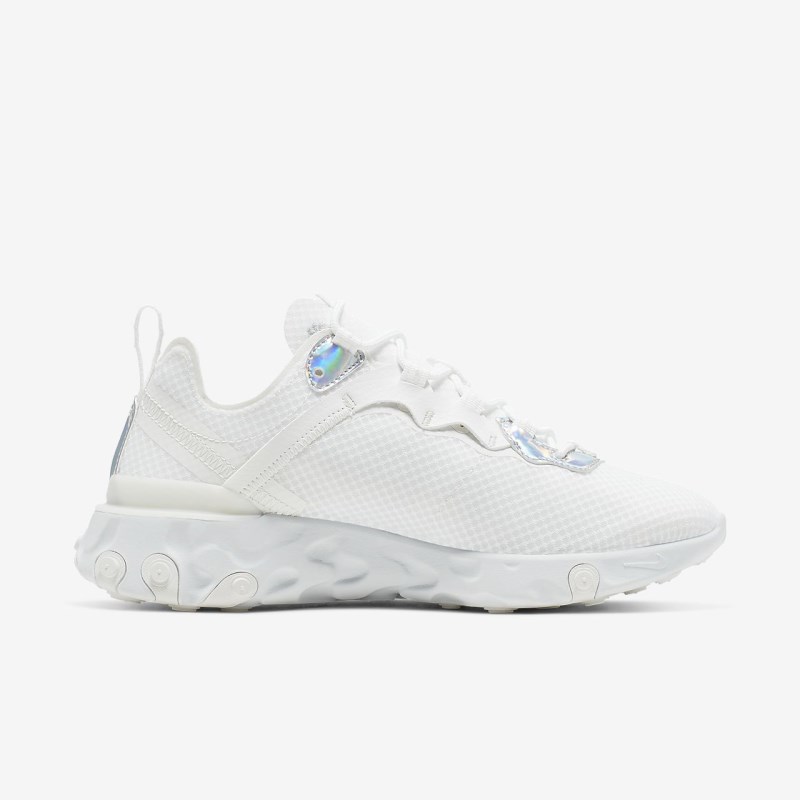 Nike React エレメント 55 レディース スニーカー 白 | PL7283-524