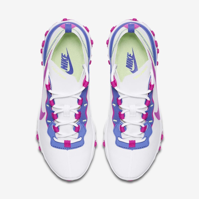 Nike React エレメント 55 レディース スニーカー 白 | QE0376-473