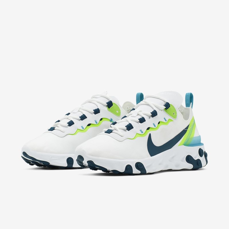 Nike React エレメント 55 レディース スニーカー 白 | QL7743-641