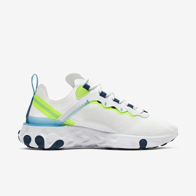 Nike React エレメント 55 レディース スニーカー 白 | QL7743-641