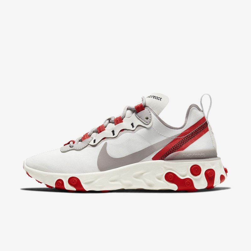 Nike React エレメント 55 レディース スニーカー 白 | XB2993-051