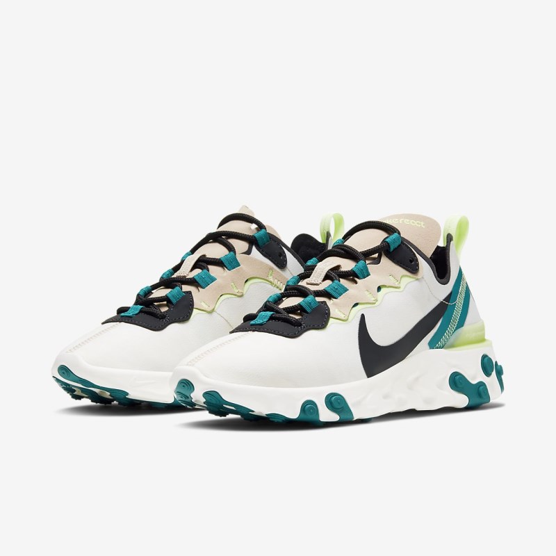 Nike React エレメント 55 レディース スニーカー 白 | YE5165-321