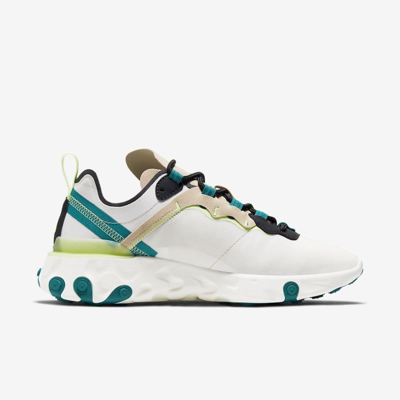 Nike React エレメント 55 レディース スニーカー 白 | YE5165-321