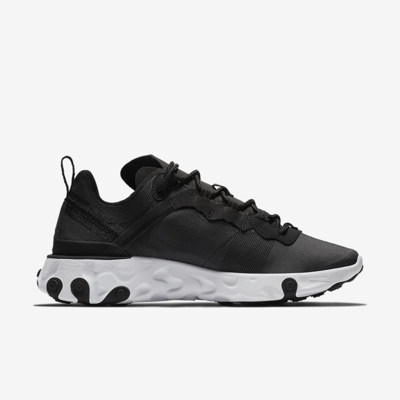Nike React エレメント 55 レディース スニーカー 黒 | JH8184-731
