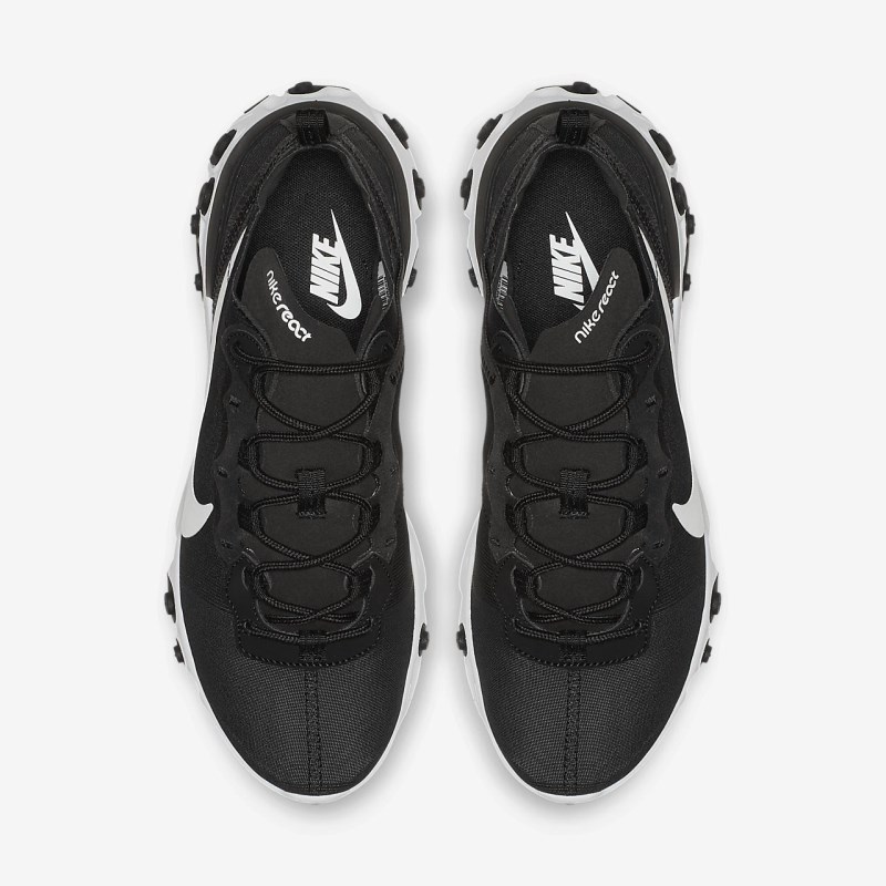 Nike React エレメント 55 レディース スニーカー 黒 | JH8184-731