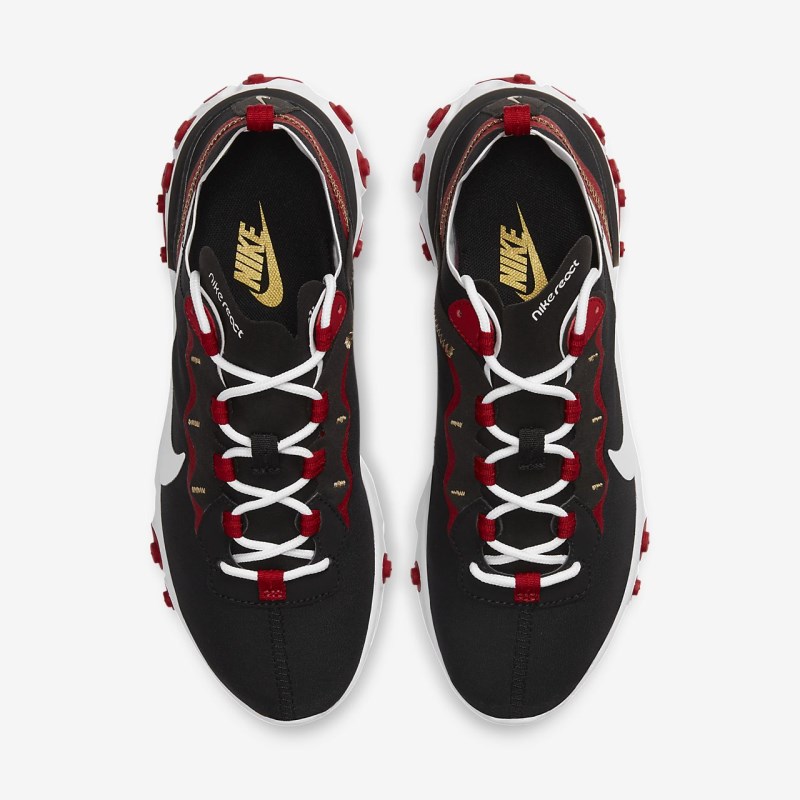 Nike React エレメント 55 レディース スニーカー 黒 | PZ2347-703