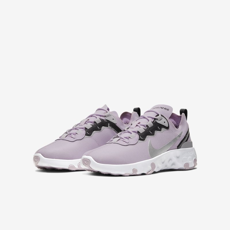 Nike Renew エレメント 55 キッズ スニーカー ライトグレー | QJ3283-563