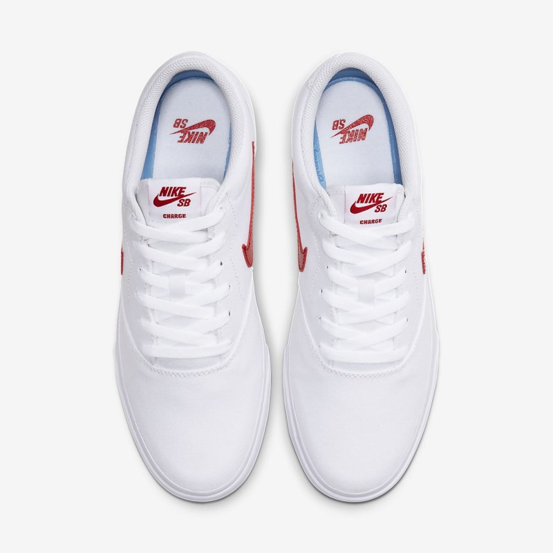 Nike SB Charge キャンバス レディース スケシュー 白 | EK3354-452