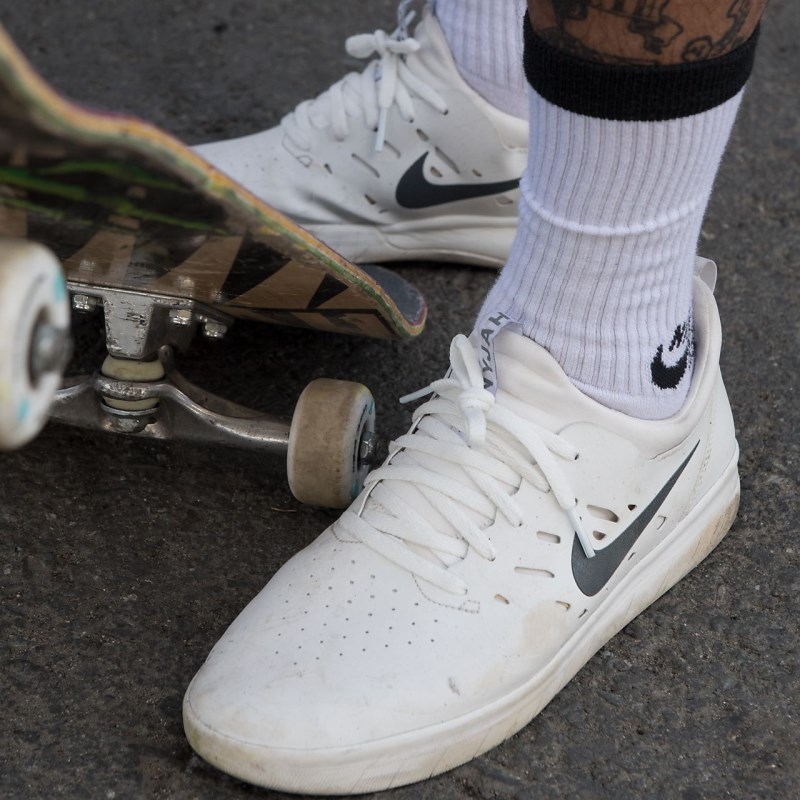 Nike SB Nyjah フリー レディース スニーカー 白 | JB5198-533