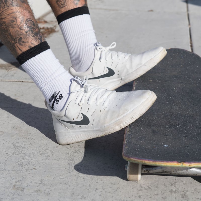 Nike SB Nyjah フリー レディース スニーカー 白 | JB5198-533