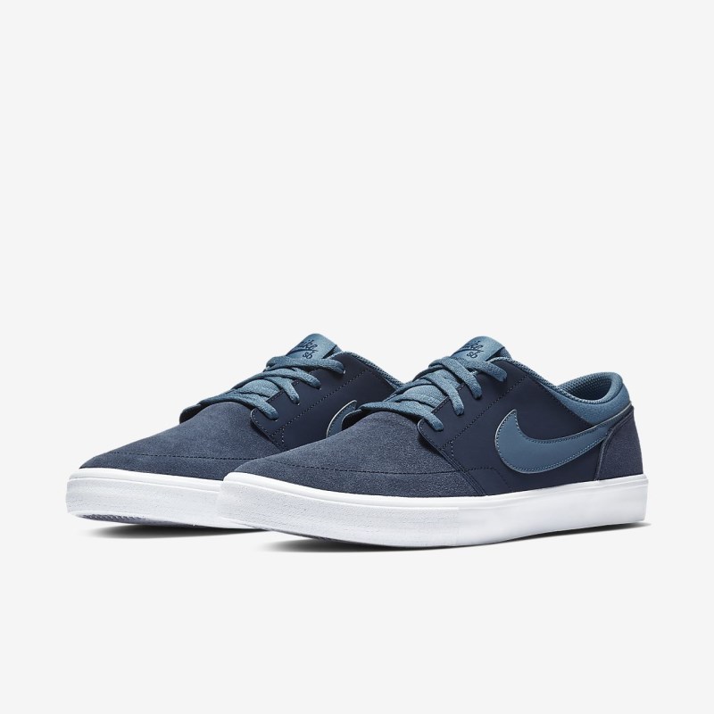 Nike SB Solarsoft Portmore II メンズ スケシュー 黒曜石 | QM4759-232