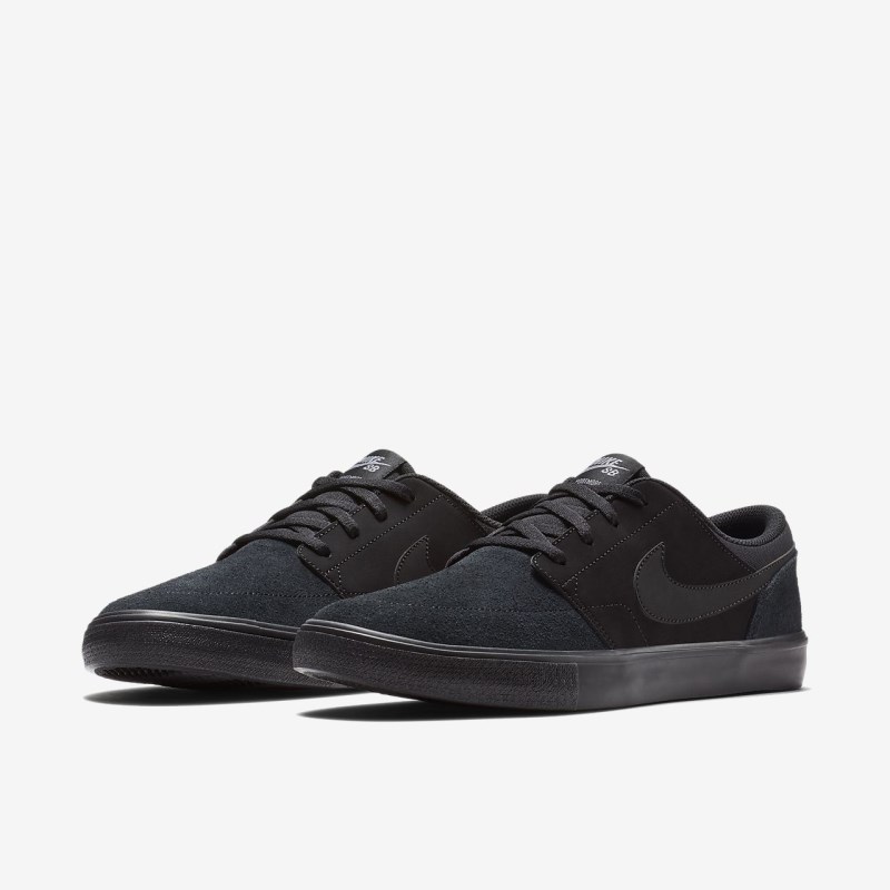 Nike SB Solarsoft Portmore II メンズ スケシュー 黒 | WA6550-013