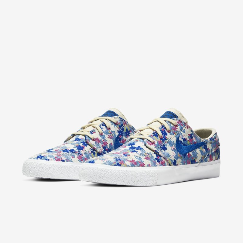 Nike SB ズーム Stefan Janoski キャンバス RM プレミアム レディース スケシュー 青 | SH1776-601