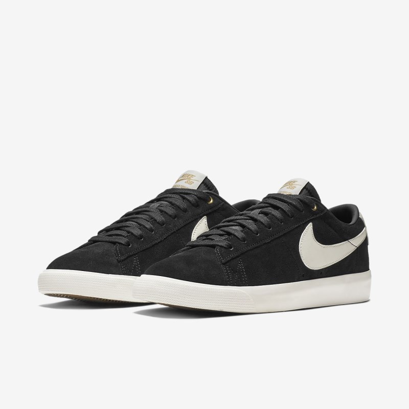 Nike SB ブレザー ロー GT メンズ スケシュー 黒 | XB5106-448