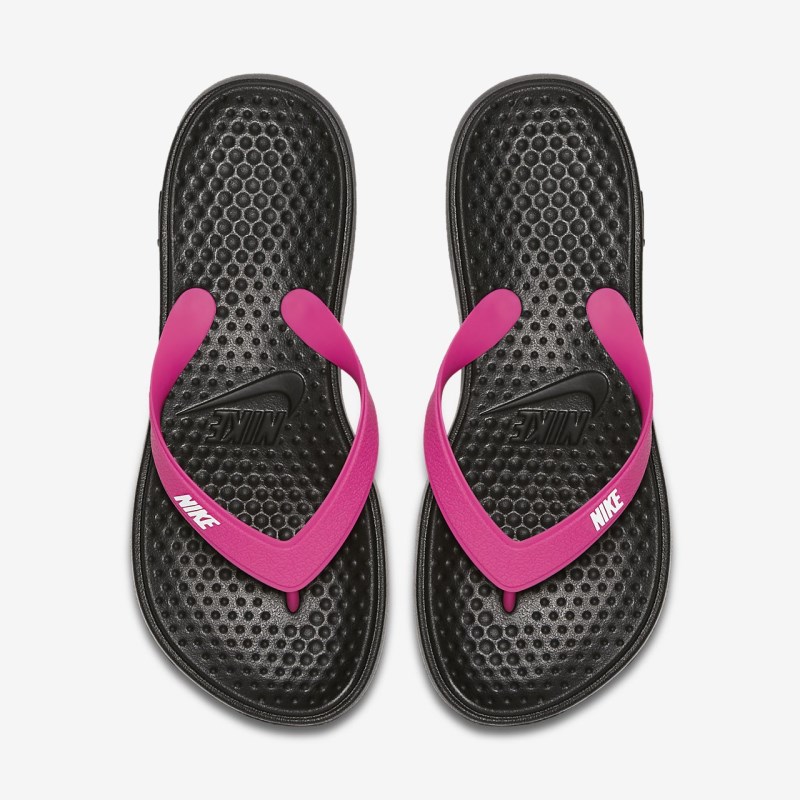 Nike Solay レディース ビーチサンダル 黒 | DN4642-945