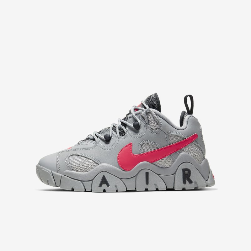 Nike エア Barrage ロー キッズ バスケットシューズ ライトグレー | LA7197-872