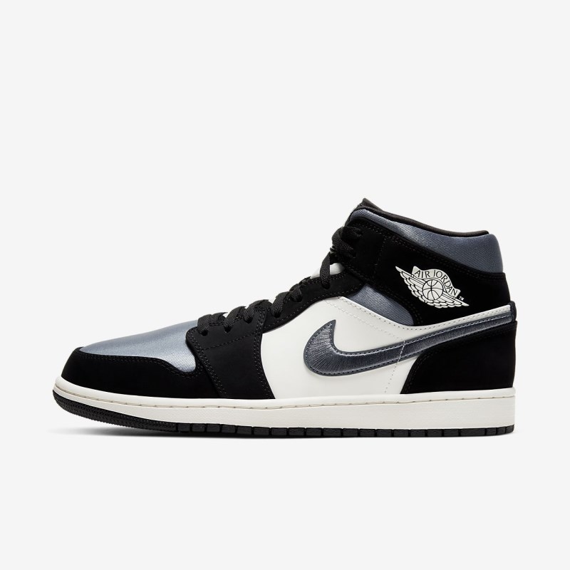 Nike エア Jordan 1 ミッドカット SE メンズ ジョーダンシューズ 黒 | QI9041-507