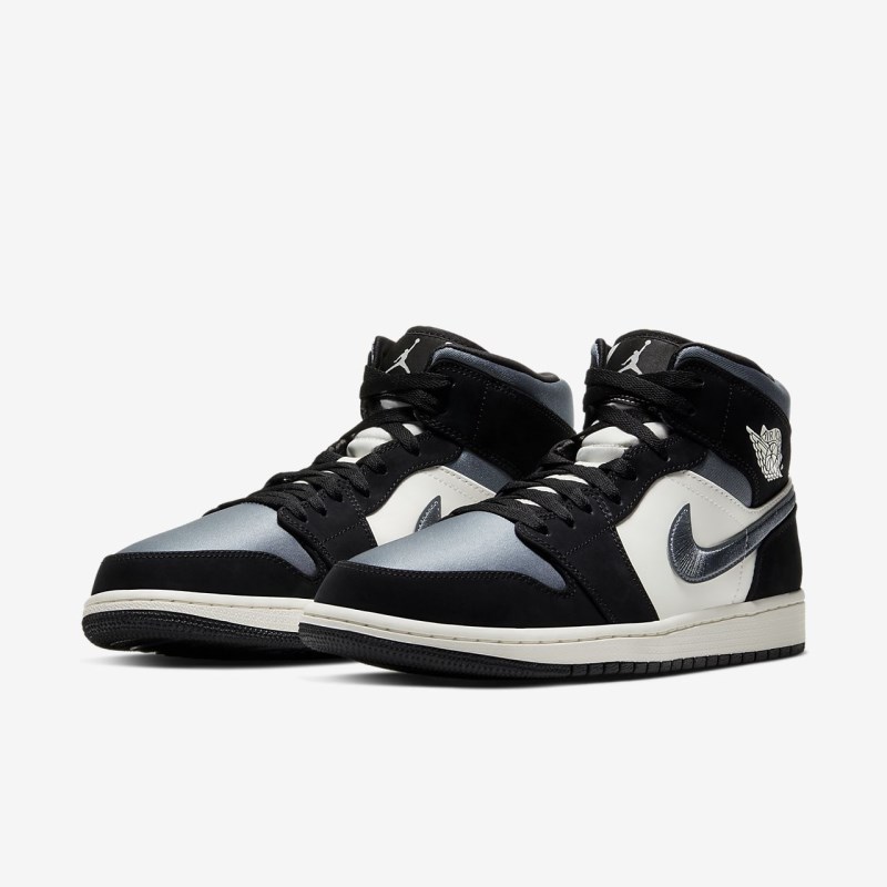 Nike エア Jordan 1 ミッドカット SE メンズ スニーカー 黒 | JE0090-234