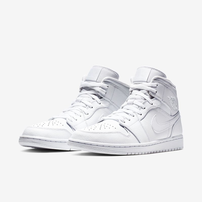 Nike エア Jordan 1 ミッドカット メンズ ジョーダンシューズ 白 | DJ2670-205