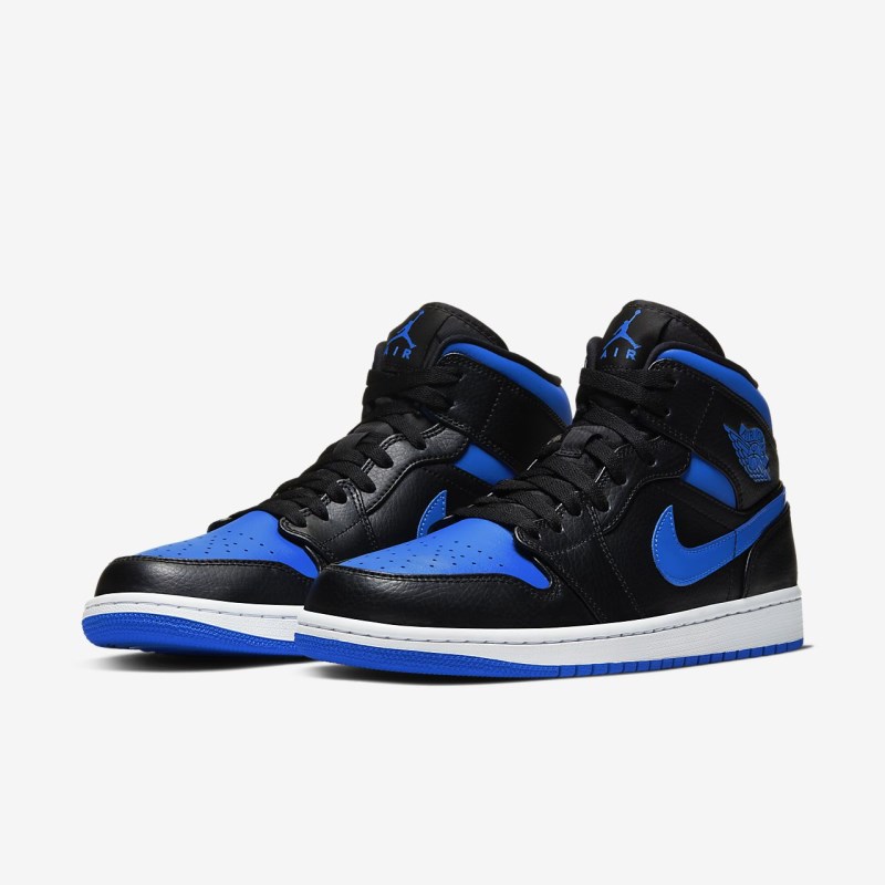 Nike エア Jordan 1 ミッドカット メンズ ジョーダンシューズ 黒 | VL9026-312