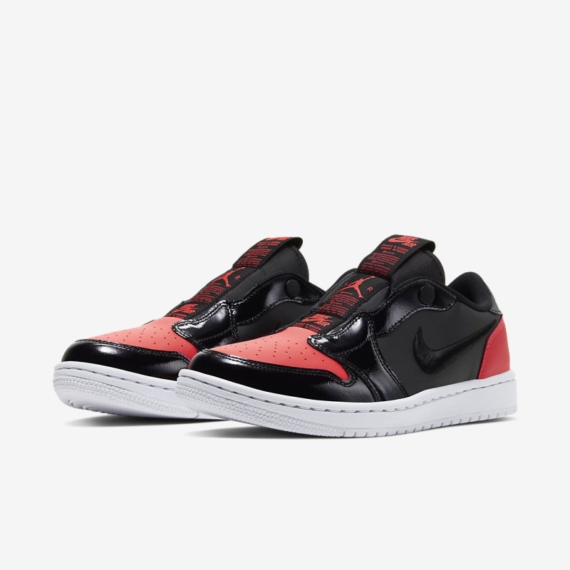 Nike エア Jordan 1 レトロ ロー スリップ レディース スニーカー 黒 | FJ6807-671