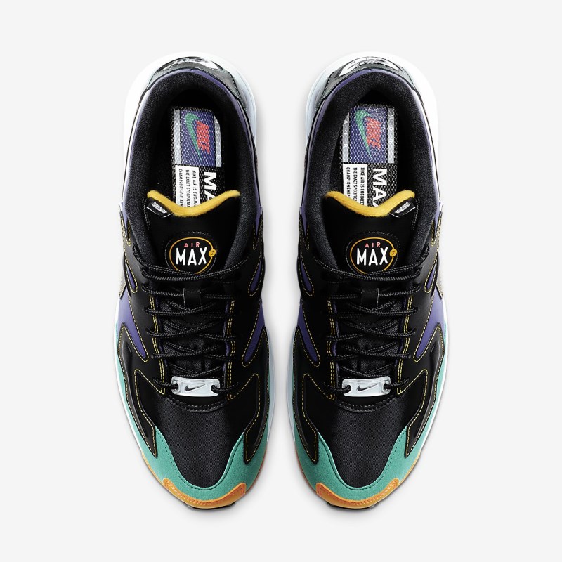 Nike エア Max2 ライト プレミアム メンズ スニーカー 黒 | HM8987-994